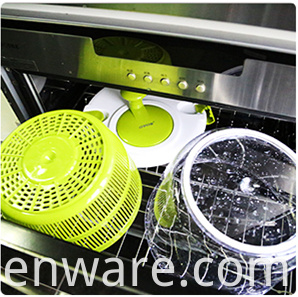 Manual Lettuce Rinsing Fast Drying Drainer Wash Basket With 5L Large Capacity Salad Spinner Vegetables Fruits Dryer HOZ